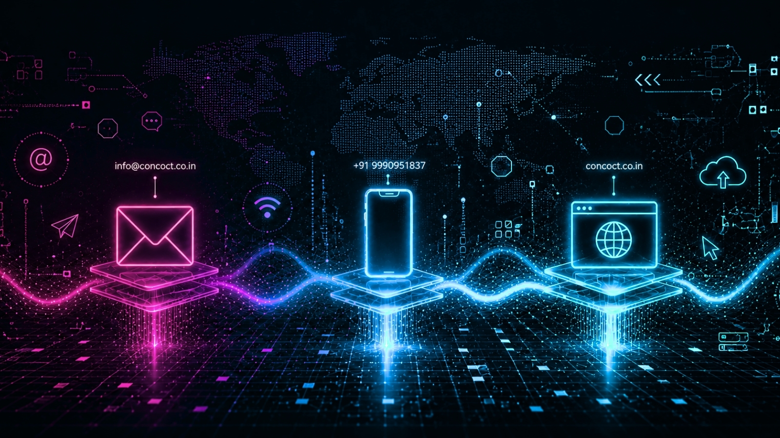 Contact Concoct Digital Solutions — let's build your brand together